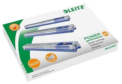 HÃ¦fteklamme-kassette - Leitz K6 26/6, 5x210, 1 pakke