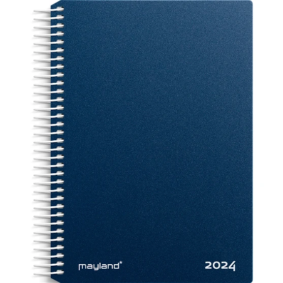 Mayland 2024 kalender, 1-Dags Spiral - BlÃ¥