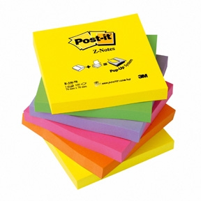 Post-it Z-Note R330NR neon rainbow 6 stk