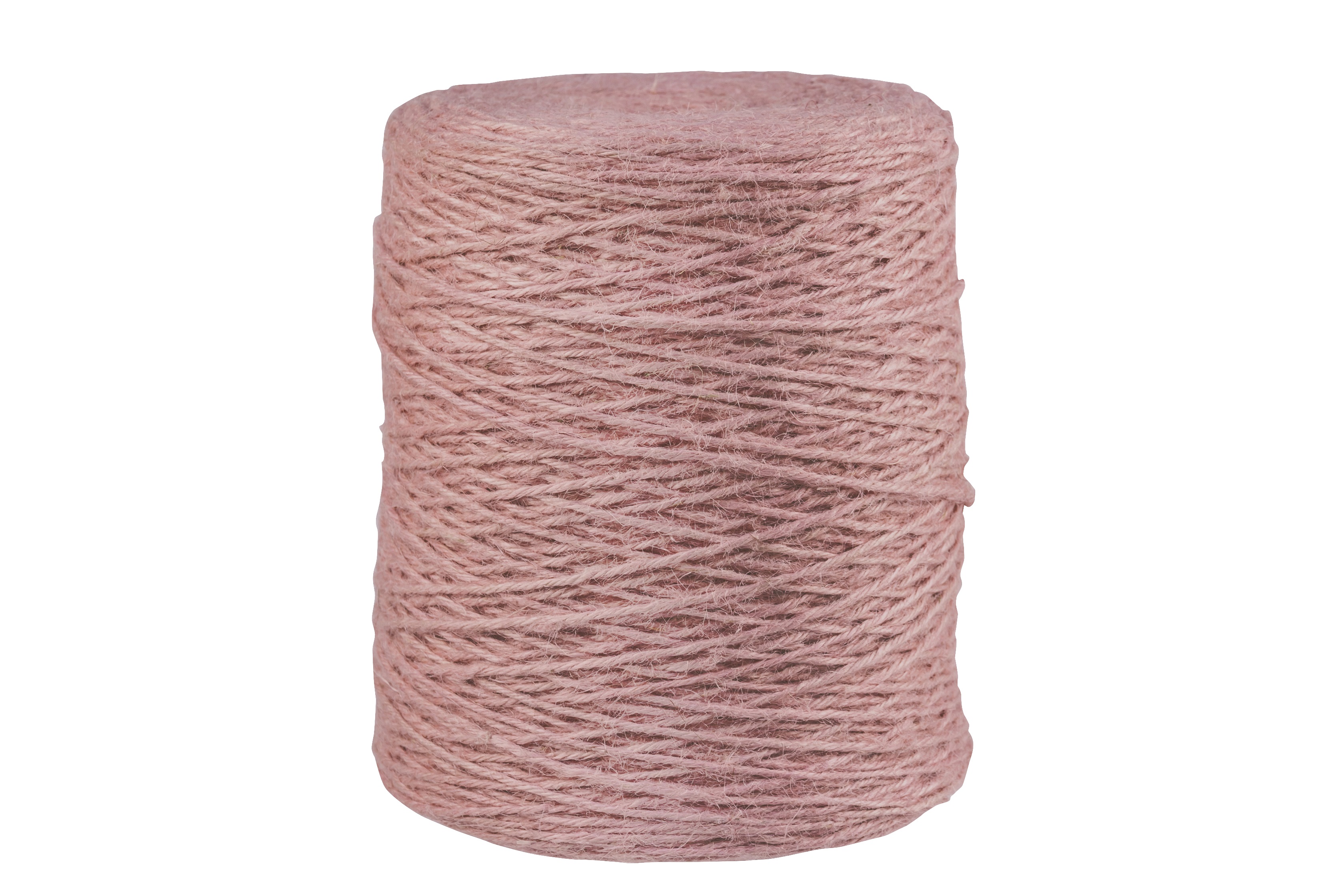 Flaxcordel 4 streng rosa / 1 kg.