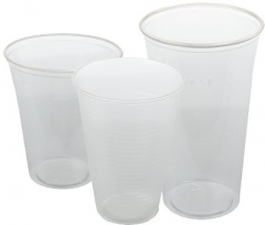 Plastglas 50 cl blÃ¸d, klar - 50 stk