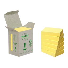 Post-it Notes 6531B recycle tower 51x38 mm 6 blokke