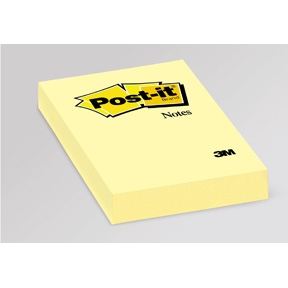 Post-it 656, 76 x 51mm, yellow 12 blokke