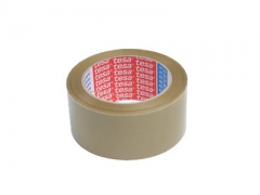 Pakketape 50x66 brun tesa 4124, PVC - 6 ruller