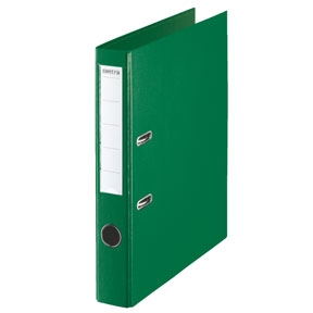 Brevordnere - Centra uden metalskinne PP A4/50mm Green 10 stk