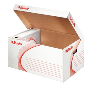 Opbevaringskasser - container box topload White 10 stk