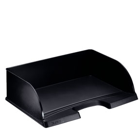 Brevbakker - Leitz Plus Jumbo letter tray landscape Black 4 stk