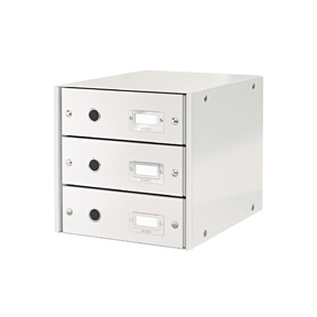 Skuffekabinet - Leitz 3 drawer White