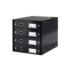 Skuffekabinet - Leitz Click & Store 4 drawer Sort.