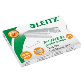 HÃ¦fteklammer - Leitz staples No 8, 20 pakker