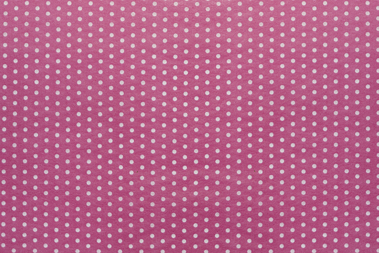 Silkepapir dot pink/hvid 240 ark. 50*75 cm.