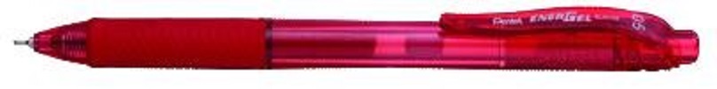 Gelpen Pentel BLN 105 rÃ¸d, Energelx 0,5 mm - 12 stk