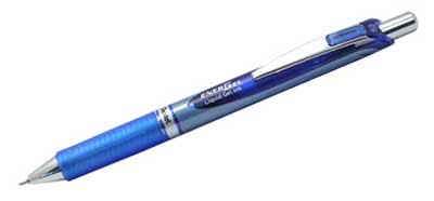 Gelpen Pentel energel blÃ¥, BLN75 - 12 stk