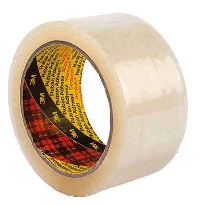 Pakketape 25x66m klar, 0,05 PVC - 6 ruller