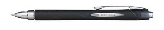 Rollerpen Uni-ball Jetstream, sort - 12 stk