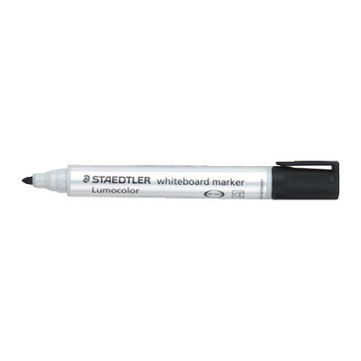 Whiteboard marker sort rund, Staedtler 351-9 - 10 stk.