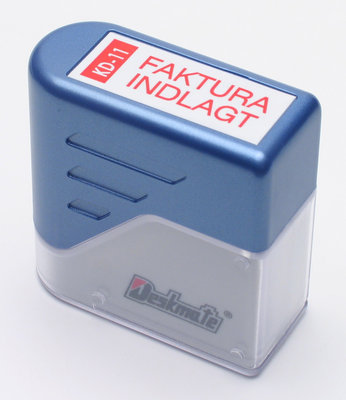 Stempel Deskmate Faktura indlagt - 1 stk.