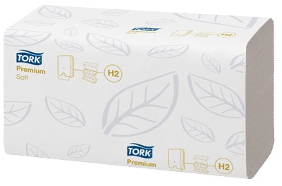 HÃ¥ndklÃ¦deark Tork Premium H2, Soft 4-fold - 2310 ark