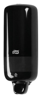 Tork dispenser S1 t/sÃ¦be, Sort plast - 1 stk