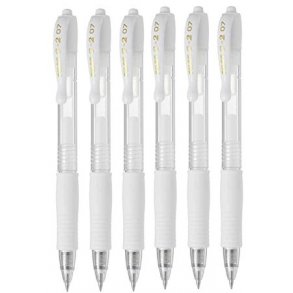  Gelpen Pilot G-2 hvid, Fine - 12 stk