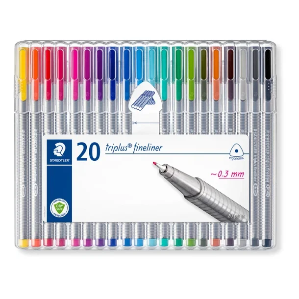 Staedtler Triplus 334 fineliner 0,3mm 20stk