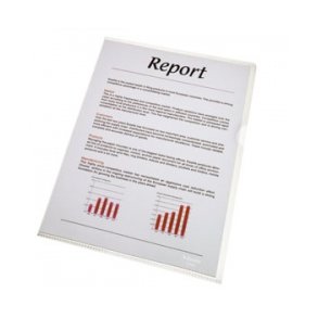 Esselte folder Standard glass cleas 105my A4 100 stk