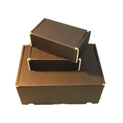 Sorte postsker - 170 x 105 x 60 mm - pakke  25 stk