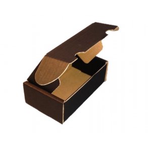 Sorte postsker - 170 x 110 x 30 mm - pakke  25 stk