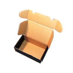 Sorte postsker - 170 x 105 x 60 mm - pakke  25 stk