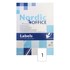 NOA etiket 199,6x289,1mm - 1 pakke