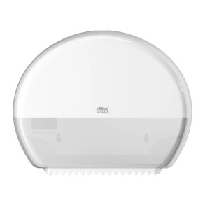 Tork toiletpapirdispenser, T2 Jumbo, hvid - 1 stk.