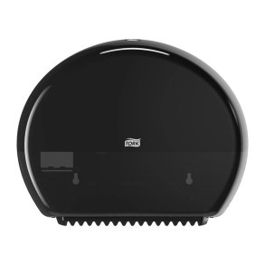 Tork toiletpapirdispenser, T2 Jumbo, sort - 1 stk.
