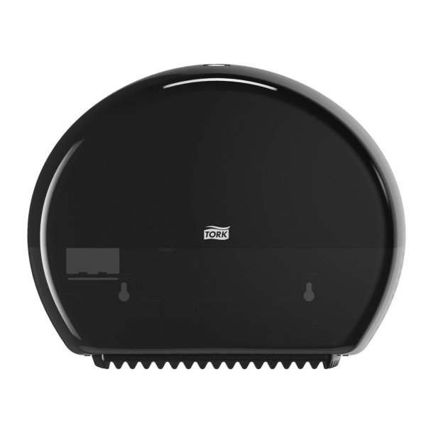 Tork toiletpapirdispenser, T2 Jumbo, sort - 1 stk.