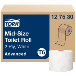 Tork 2-lags toiletpapir advanced, T6 - 27 ruller