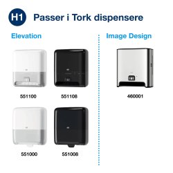 Tork Matic Advanced H1 h�ndkl�deruller 290067 - 6 ruller