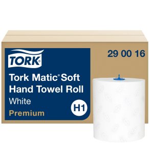 Tork h�ndkl�derulle Premium, Matic soft, H1- 6 ruller