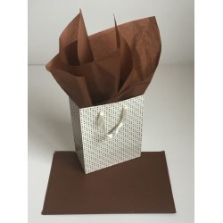 Silkepapir Brown 50x75 cm. 480 ark