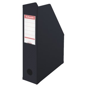 Tidsskriftsamler - PVC A4 70mm Sort 10 stk