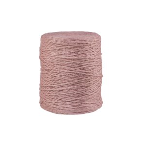 Flaxcordel 4 streng rosa / 1 kg.