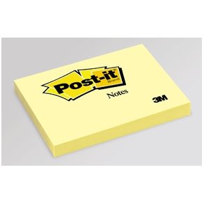 Post-it 657, 102 x 76mm, yellow 12 blokke