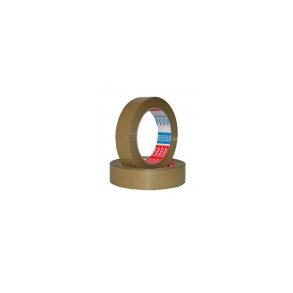 Pakketape 25x66 brun Tesa 4124, PVC - 6 ruller