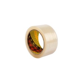Pakketape 50mm x 66m klar, PVC - 6 ruller