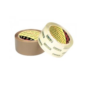  Pakketape 50x66 3M Scotch brun, acryl - 6 ruller