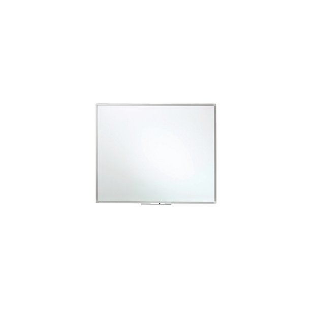 Whiteboard - Enamel 100x120cm Aluminium ramme