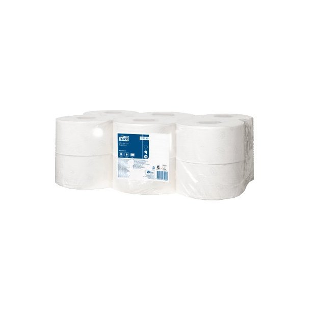 Toiletpapir Tork Premium T2, Mini Jumbo, 2-lags - 12 rll
