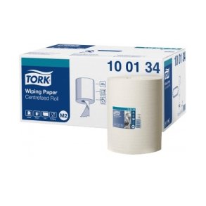 Aft�rringspapir Tork Standard, M2, Hvid, 1-lags - 6 rll