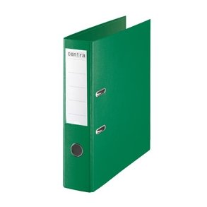 Brevordner - Centra w/o metalshoe A4/75mm Grn 10 stk