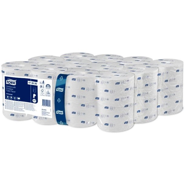 Tork Advanced OptiServe toiletpapir, 2-lags, T7- 24 ruller