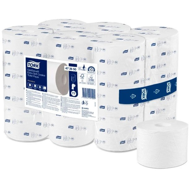 Tork Premium OptiServe toiletpapir, 3-lags, T7 - 18 ruller