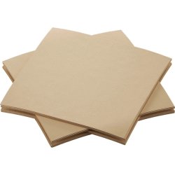 Brune dunisoft kaffe servietter, 20x20cm - 50 stk.